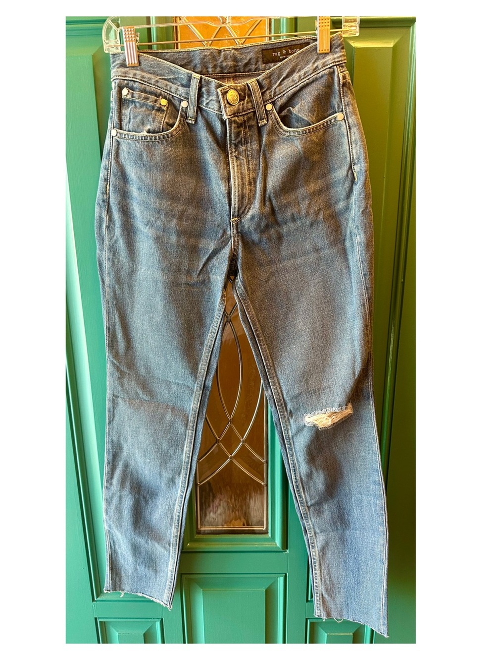 Rag & Bone Classic High-Rise Skinny Ankle Jeans